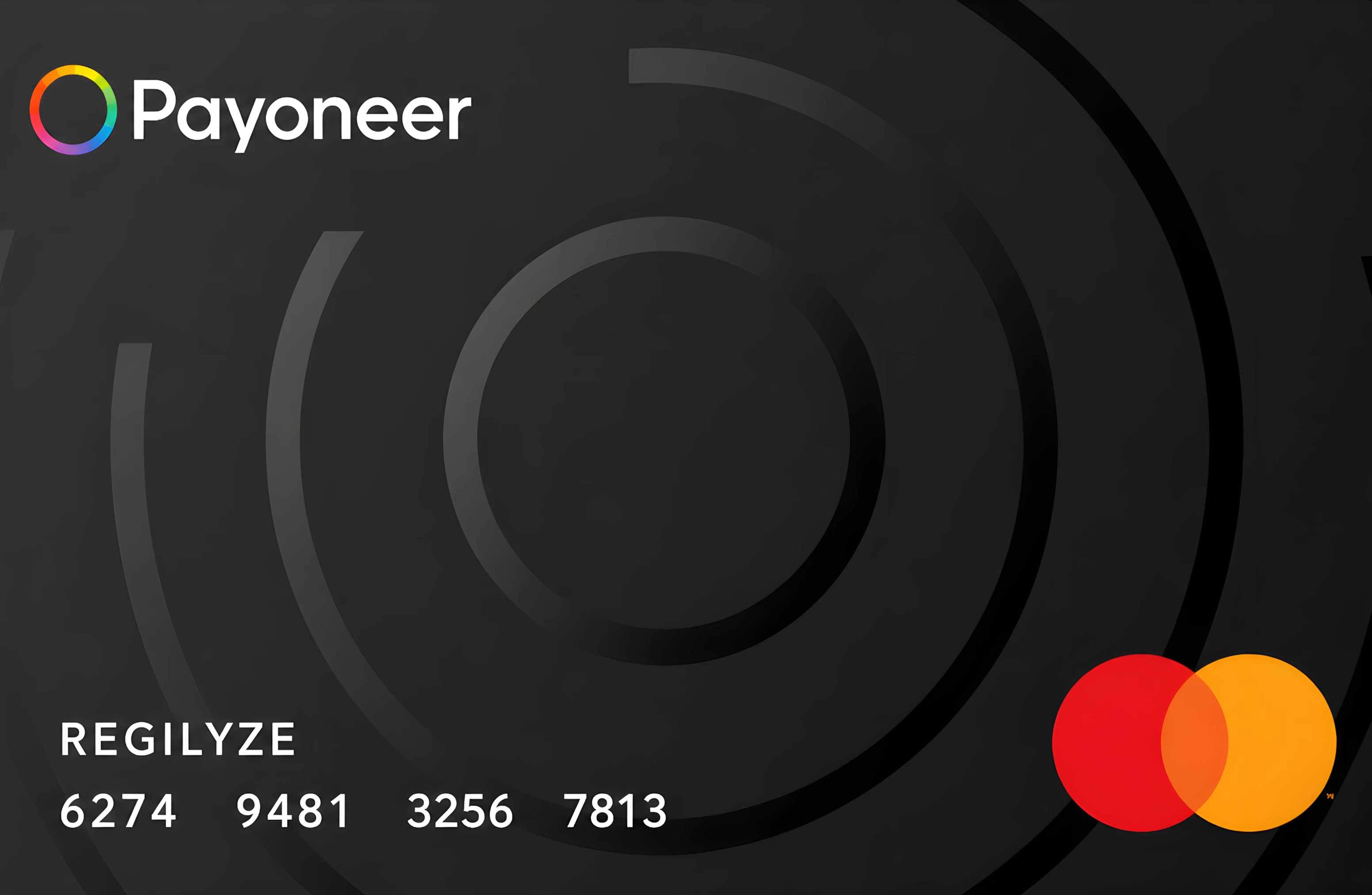 Payoneer business bank card