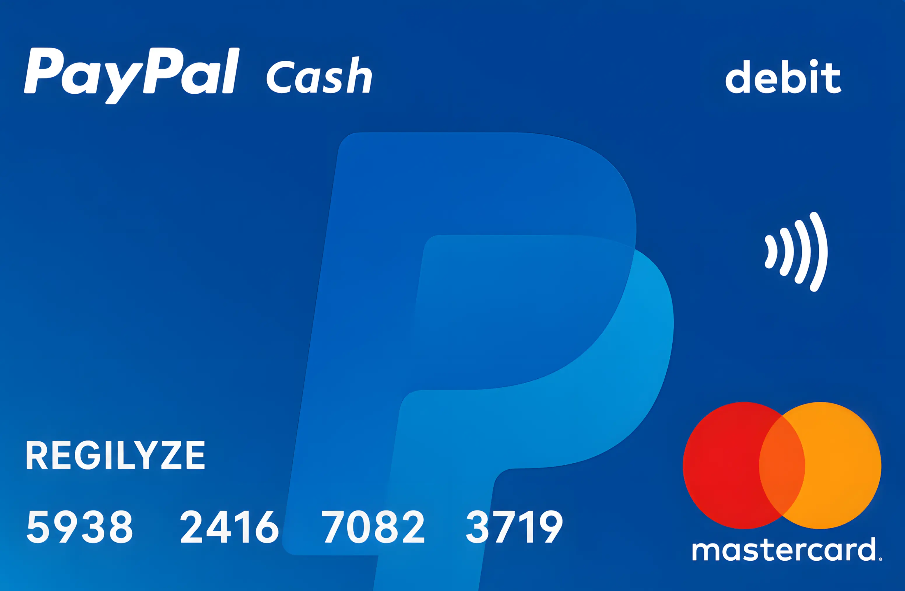 PayPal business bank card