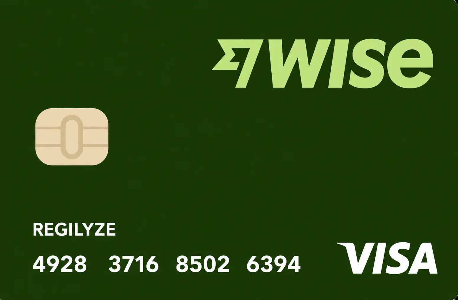 Wise business bank card